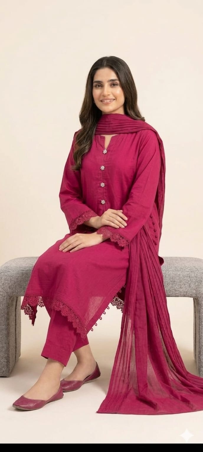 Rouge Pink 2-Piece Set