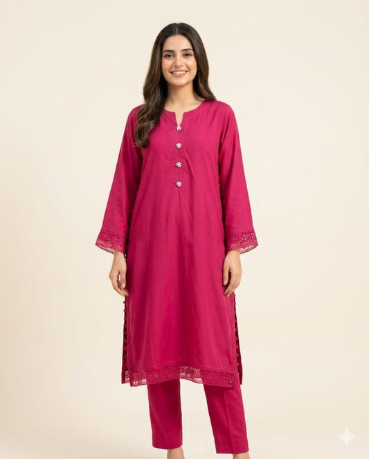 Rouge Pink 2-Piece Set