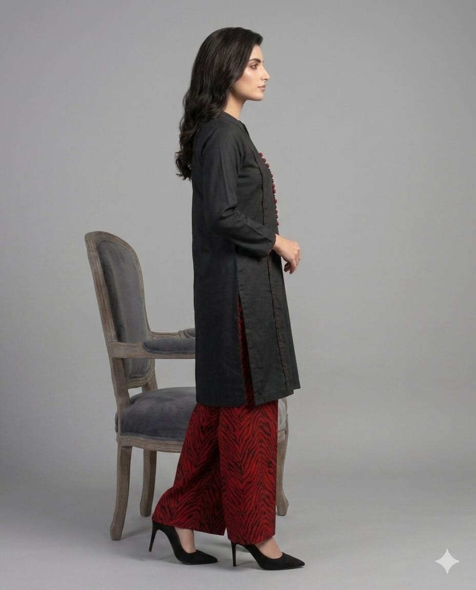 Black & Red 2-Piece Set